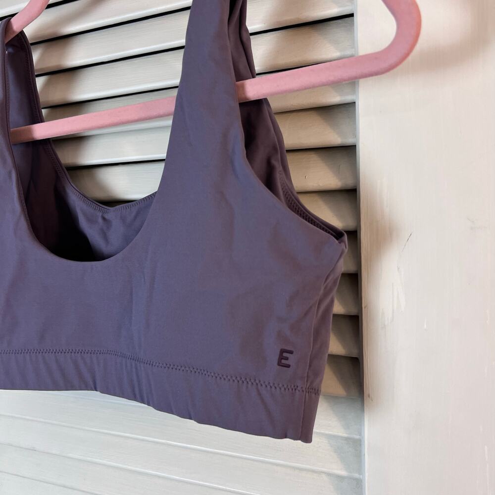 Everlane Perform Bra Purple Gray Women’s Small Minimalist Athleisure Activewear - Picture 6 of 7